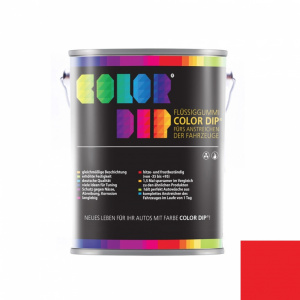 Жидкая резина ColorDip концентрат в банке 4л, красная