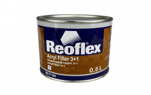 Грунт Reoflex 2К Acryl Filler 3+1 акриловый (0,5л)  серый