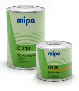 Лак Mipa C210 2K-MS 2+1 1л. + отвердитель MS25 0.5л