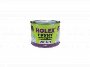 Грунт HOLEX 2K 4:1 эпоксидный антикоррозионный светло-серый 0,4л (0,7кг)