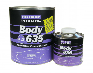 Грунт Body PROLINE 2K 635 5+1 серый 0,8л с отвердителем 635 0,16л