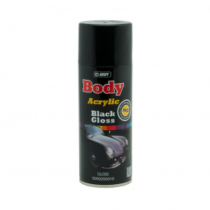 Краска в аэрозоле Body Black Gloss черная глянцевая, 400 мл