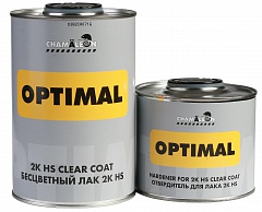 Лак Chamaeleon Optimal 2K HS Clear coat 2:1 1л. с отвердителем HS Optimal 0,5л.