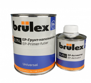 Грунт-наполнитель Brulex 2K-EP Universal 3+1 эпоксидный 0,75 л с активатором 0,25л