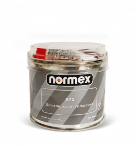 Шпатлевка Normex 572 для пластика 0,25кг с отвердителем